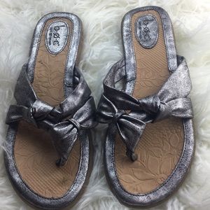 B.O.C silver sandals